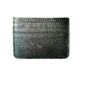 Black Glitter Metallic Wallet - (#0426)